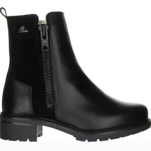 $500 Pajar 'Faye' Heritage Shearling Lined Leather Winter Boots SIze 39 U.S. 8